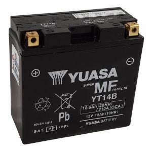 Batterie Yuasa YT14B-BS - SLA AGM12V 12,6 Ah pr&Atilde;&ordf;te &Atilde;&nbsp; l&acirc;emploi
