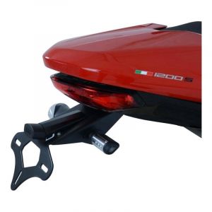 Support de plaque d&acirc;immatriculation R&G Racing noir Ducati Monster 1