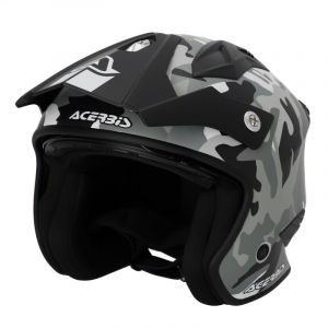 Casque jet Acerbis Aria 22.06 camo/marron- XS