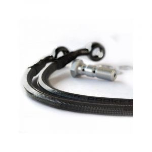 Durite dâ??embrayage aviation carbone raccords noirs Yamaha XVZ 1300 A