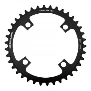 Plateau VTT Stronglight 1 plateau (38 &Atilde;&nbsp; 36 dents) noir Diam 104mm- 38