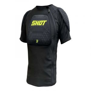 Gilet de protection manches courtes Shot Airlight black/neon yellow- S