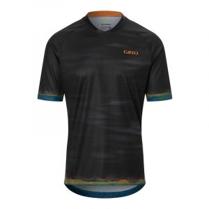 Maillot manches courtes VTT Giro Roust noir/orange- S
