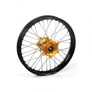 Roue arriÃ¨re Haan Wheels/Excel 19x1,85 Suzuki 125 RM 99-09 noir/or