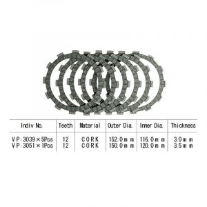 Kit disques d'embrayage garnis Kyoto Suzuki DR 600 R/S 85-91