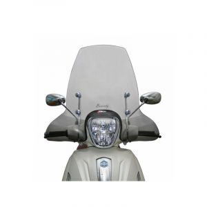 Pare brise Faco transparent Piaggio Beverly 125/300/350cc 2010-19 avec