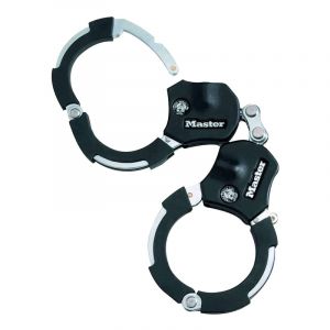 Antivol menottes Rangers Ã  clÃ© 7mm noir