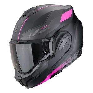 Casque modulable Scorpion Exo-Tech Evo Socius noir/rose mat- XS