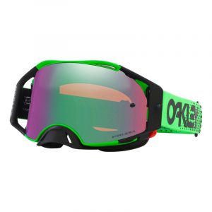 Masque cross Oakley Airbrake MX Moto green B1B - Ã©cran Prizm MX Jade