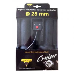 PoignÃ©es chauffantes Tecno Globe Luxe 120 mm Ã25 mm
