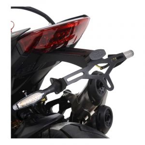 Support de plaque d&acirc;immatriculation R&G Racing noir Ducati Monster 9