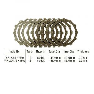 Kit disques d'embrayage garnis Kyoto Yamaha FZR 1000 Exup 92-95