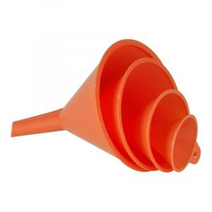 Entonnoir plastique Pressol orange &Atilde; 50-75-100-120mm