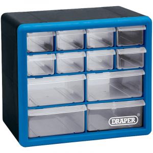Casier de rangement Draper 12 tiroirs plastique