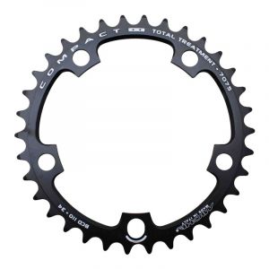 Plateau v&Atilde;&copy;lo de route Miche 9-10v int&Atilde;&copy;rieur (34 &Atilde;&nbsp; 39 dents) noir po