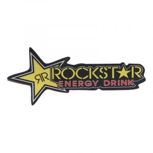 Ecusson tissÃ© Bud Racing Rockstar Star