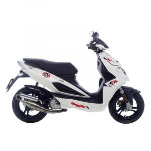 Pot dâÃ©chappement scooter Leovince Hand Made TT pour Aprilia SR 50
