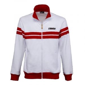 Sweat zippÃ© Vespa Racing Sixties blanc- XL