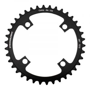 Plateau VTT Stronglight 1 plateau (38 &Atilde;&nbsp; 36 dents) noir Diam 104mm- 36