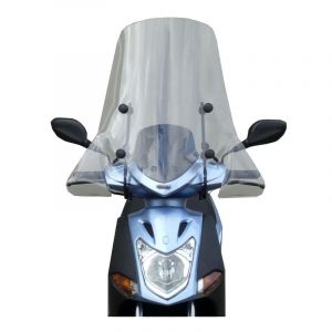 Pare-brise haut Fabbri Kymco Agility 16 08-12 transparent sans bordure