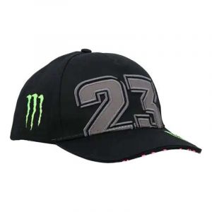 Casquette Midvisor Enea Bastianini Monster Energy 23 noir 2023