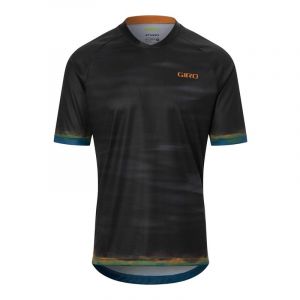 Maillot manches courtes VTT Giro Roust noir/orange- L