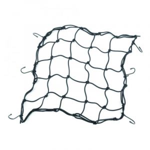 FILET BAGAGE NOIR AVEC CROCHETS- 40X40