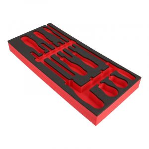 Module mousse vide Facom pour 9 tournevis Protwist