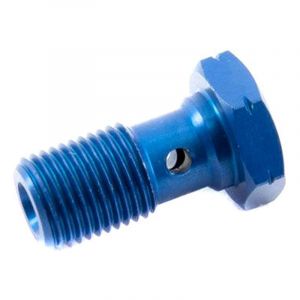 Vis banjo simple alu 10x100 bleu