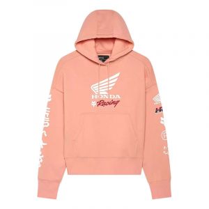Sweat Ã  capuche femme Fox Racing W Fox X Honda Oversized pale pink- X