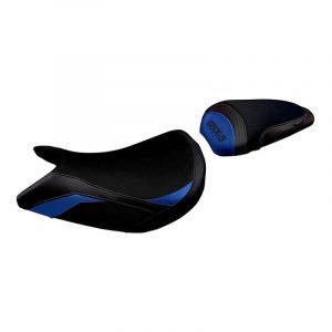 Housse de selle Tappezzeria Lindi confort noire/bleu Suzuki GSX-S 1000