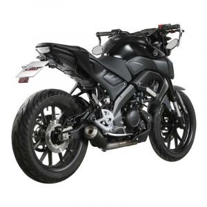 Ligne dâÃ©chappement complÃ¨te Mivv X-M1 inox noir Yamaha MT-125 20-