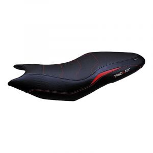 Housse de selle Tappezzeria Espera confort noire/rouge Triumph Trident
