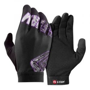 Gants enfant G-Form Tempo Noir/Violet- S/M