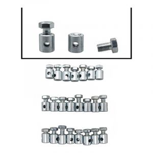 Serre cable de frein Algi 9x100 trou 3,5mm (blister de 25)