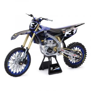 Moto miniature New Ray Yamaha 450 YZF Eli TOMAC &Atilde;chelle 1/6&Acirc;&deg;