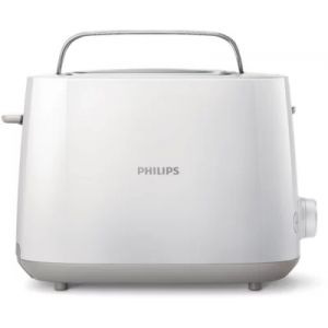 Grille-pain PHILIPS HD2581/00 Toaster blanc Daily, 2 fentes, 830W