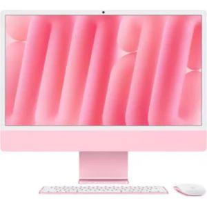 Ordinateur Apple IMAC 24'' Ecran Retina 4,5K Puce M4 CPU 10 / GPU 10 coeurs M&eacute;moire RAM 16Go Stockage 256Go SSD Rose