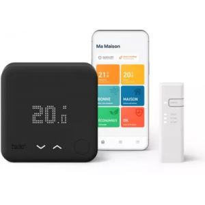 Thermostat connect&eacute; TADO connect&eacute; Filaire Kit V3+ Noir
