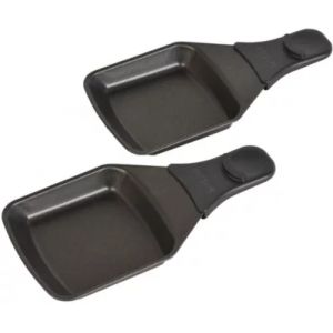coupelle TEFAL lot de 2 poelons &agrave; raclette carr&eacute;es