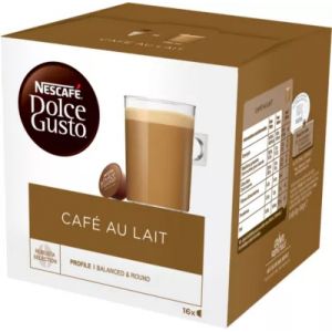 Capsules NESTLE Nescaf&eacute; Caf&eacute; au lait Dolce Gusto