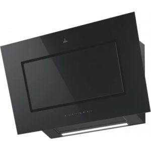 Hotte d&eacute;corative murale inclin&eacute;e ROBLIN CAPSULE 900 VERRE NOIR SANS MOTEUR