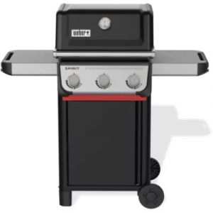 Barbecue gaz WEBER Spirit E-310 black 3 br&ucirc;leurs sur chariot 52x45 cm