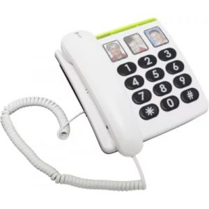T&eacute;l&eacute;phone filaire DORO Phone Easy 331PH Blanc