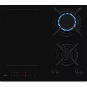Plaque mixte induction gaz AEG HDB64623NB