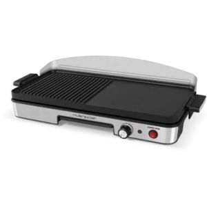Plancha &eacute;lectrique RIVIERA ET BAR QPL365 Power Zone &agrave; poser, 50x25 cm