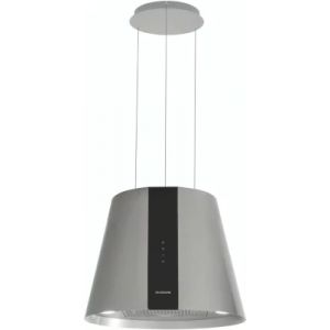 Hotte d&eacute;corative &icirc;lot SILVERLINE ILOT PURE PLUS 50CM ARGENTE H70350 725