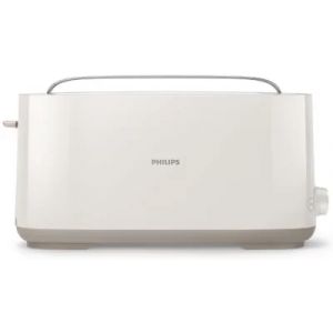Grille-pain PHILIPS HD2590/00 Toaster blanc Daily, 1 fente longue, 830W