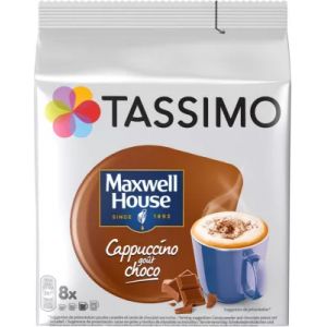 Dosette TASSIMO Caf&eacute; Maxwell House Cappuccino Choco X8