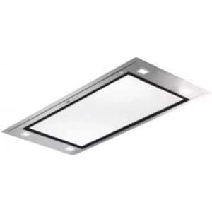 Hotte plafond ROBLIN INSPIRATION 1000 VERRE BLANC SANS MOTEUR